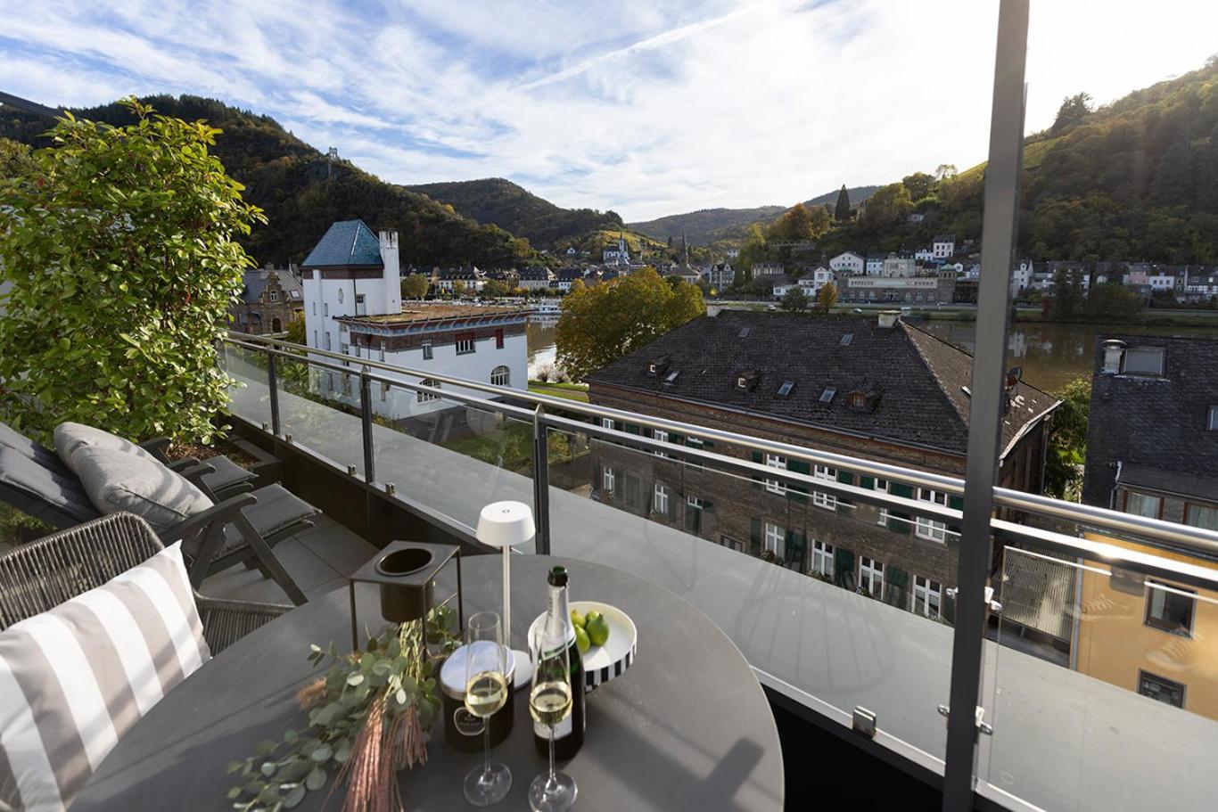 Neu Penthouse Moseltop Luxus Design Klima 2P Traben-Trarbach Eksteriør billede